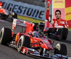 Puzzle Fernando Alonso - Ferrari - Suzuka 2010 (3η θέση)